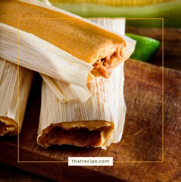 tamales on a board