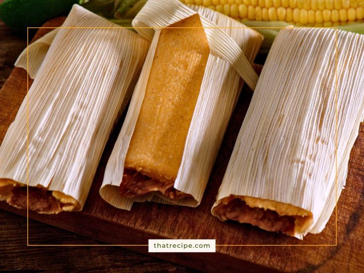 tamales on a board