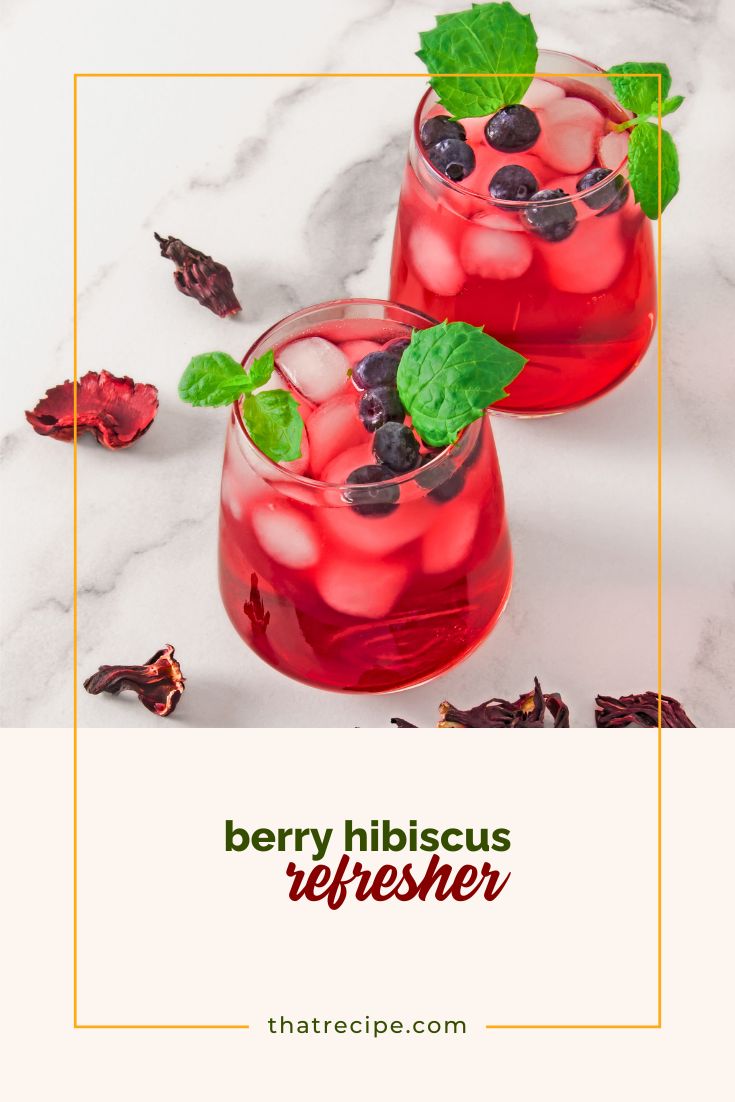 glass of iced hibiscus tea