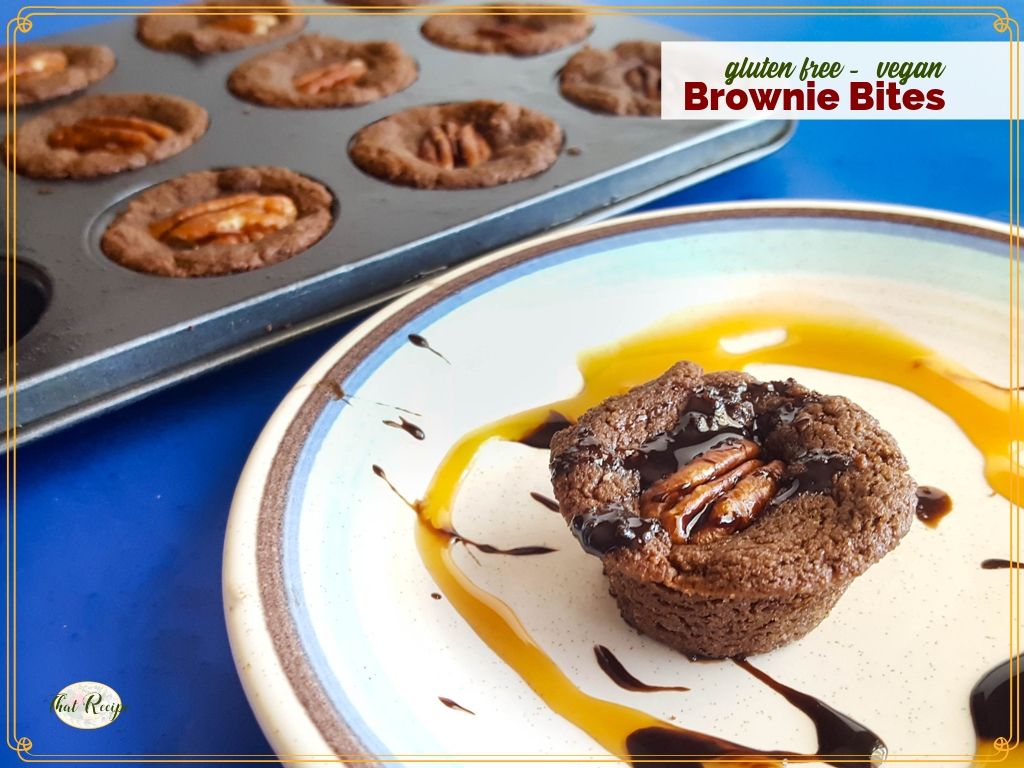 vegan brownie bites