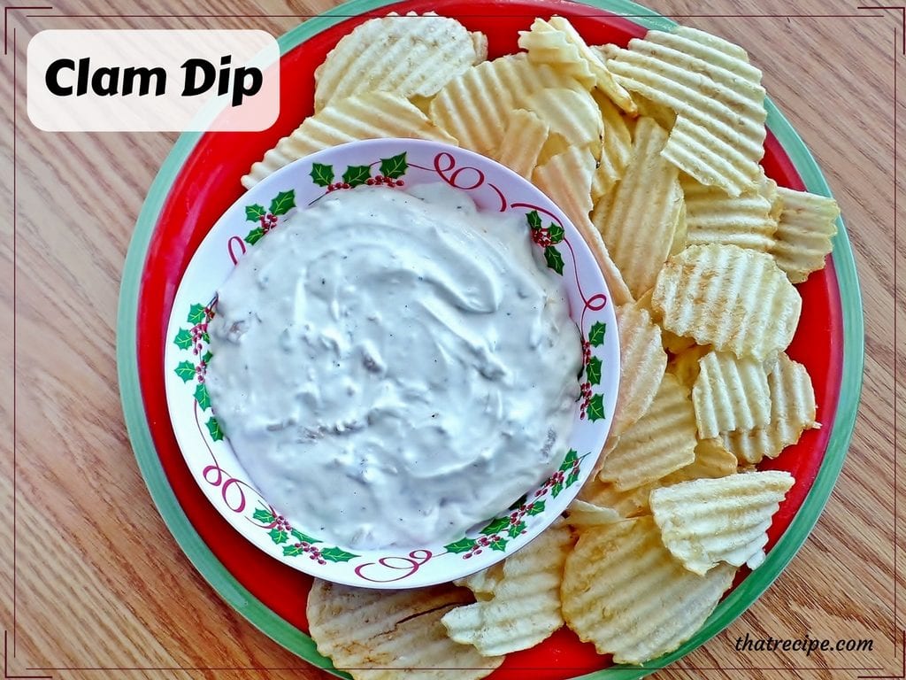 An easy Clam Dip Recipe with plenty of garlic and Worcestershire sauce. Great for parties. Serve with chips or vegetables or fill a bread bowl.