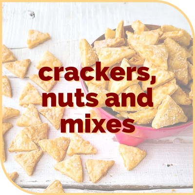 Crackers, Nuts and Snack Mixes