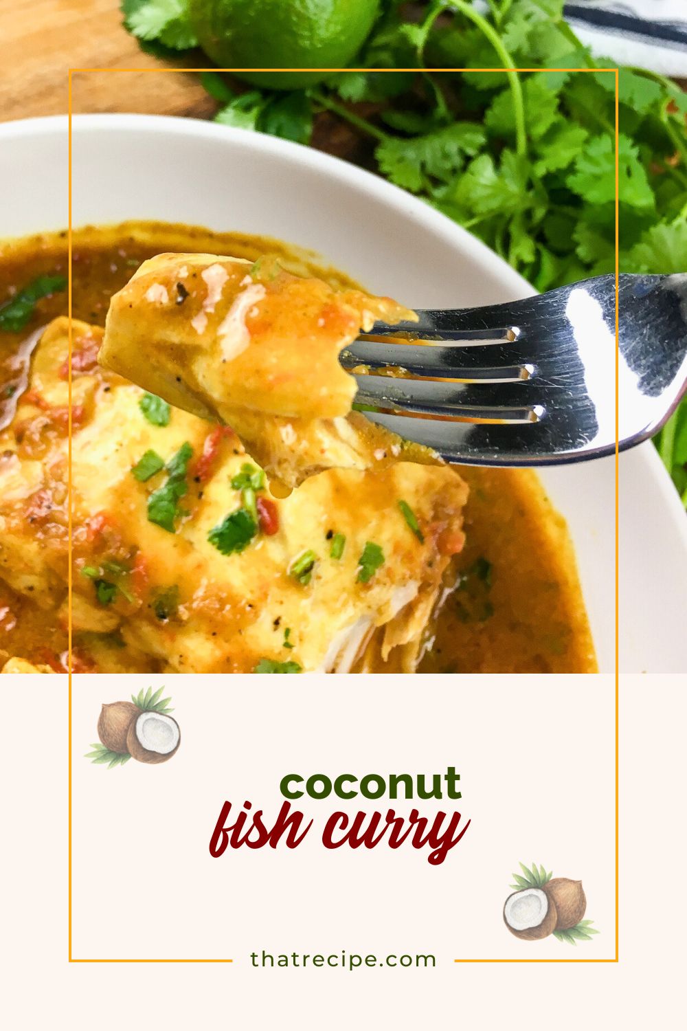 fish fillet in curry sauce