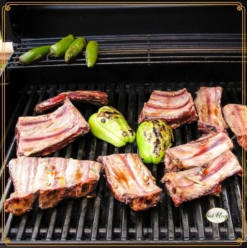 beef short ribs on the grill