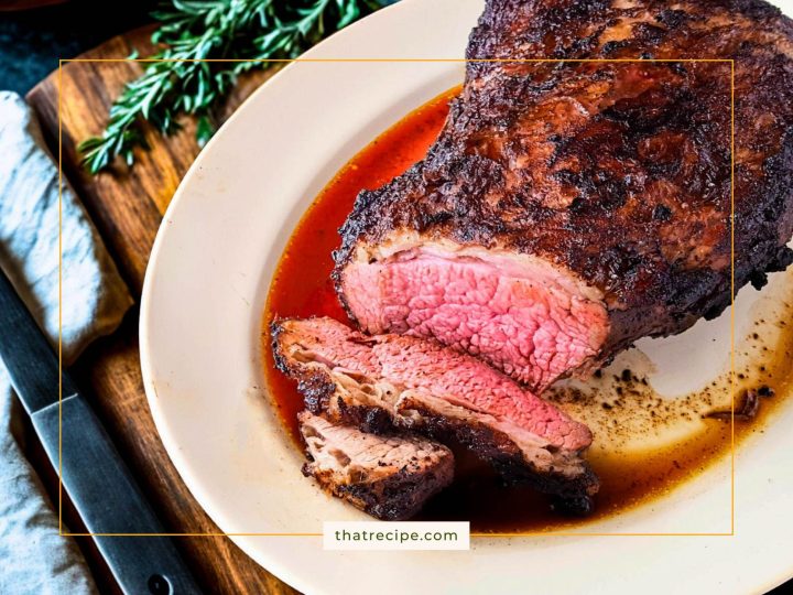 Tri Tip Roast on a platter