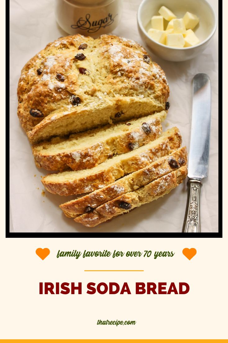 Irish Soda Bread on a cutting board