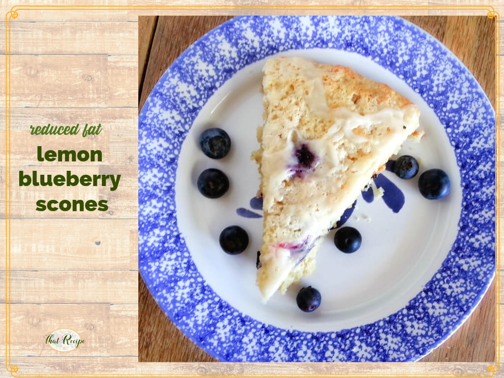 reduced fat lemon blueberry scones
