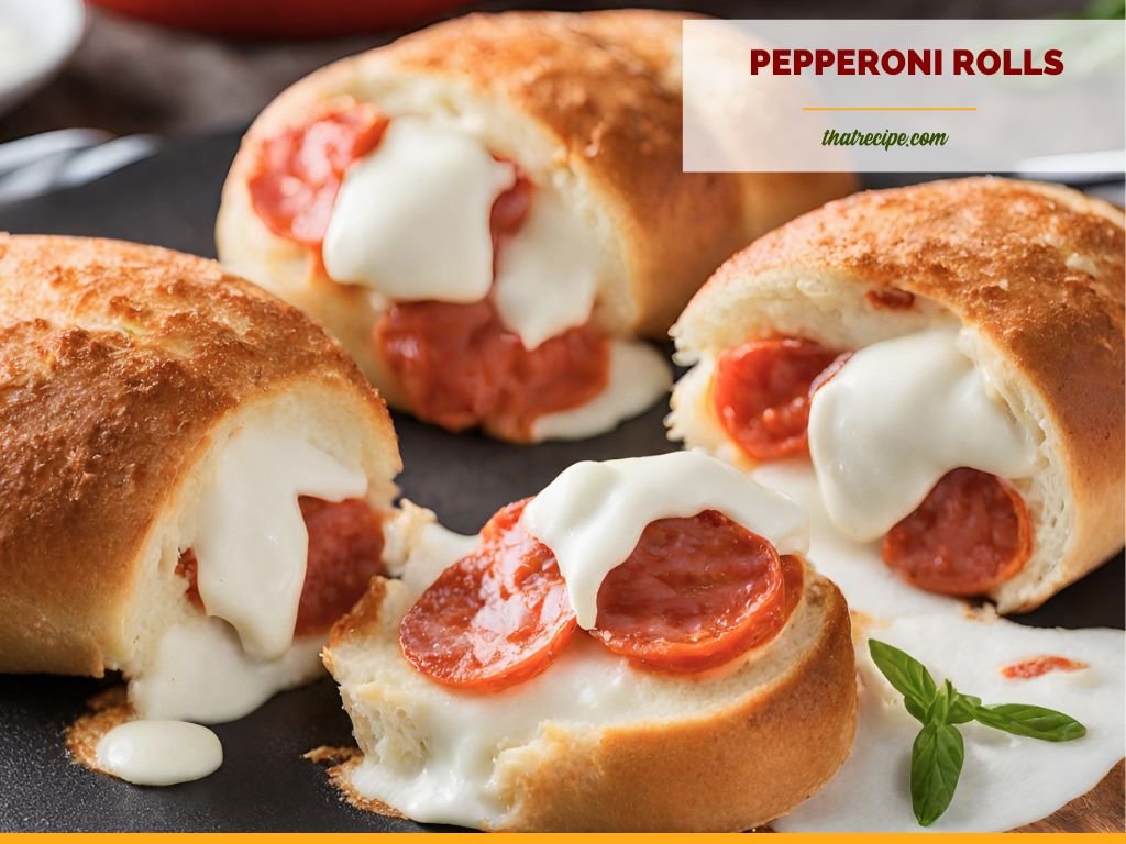 Pepperoni Rolls - pepperoni cheese stuffed rolls