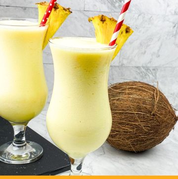 Pina Coladas on a counter