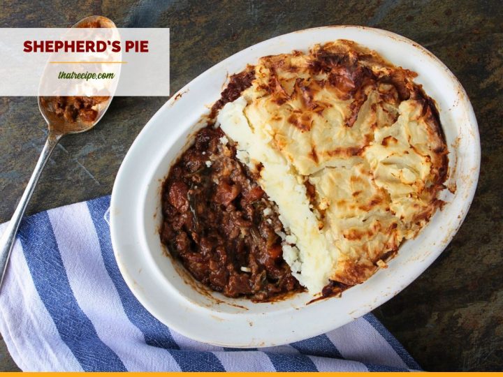 top down view of Shepherd's Pie