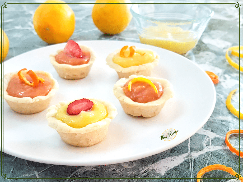 lemon curd and orange curd cookies