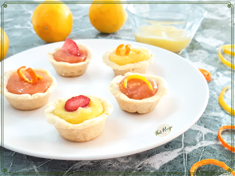 lemon curd and orange curd cookies